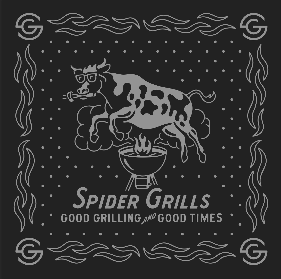 Spider "Cool Cow" Bandana