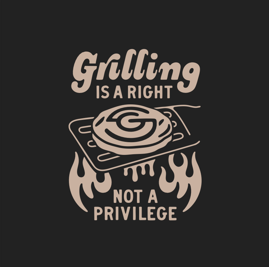 "Grilling is a Right" Koozie
