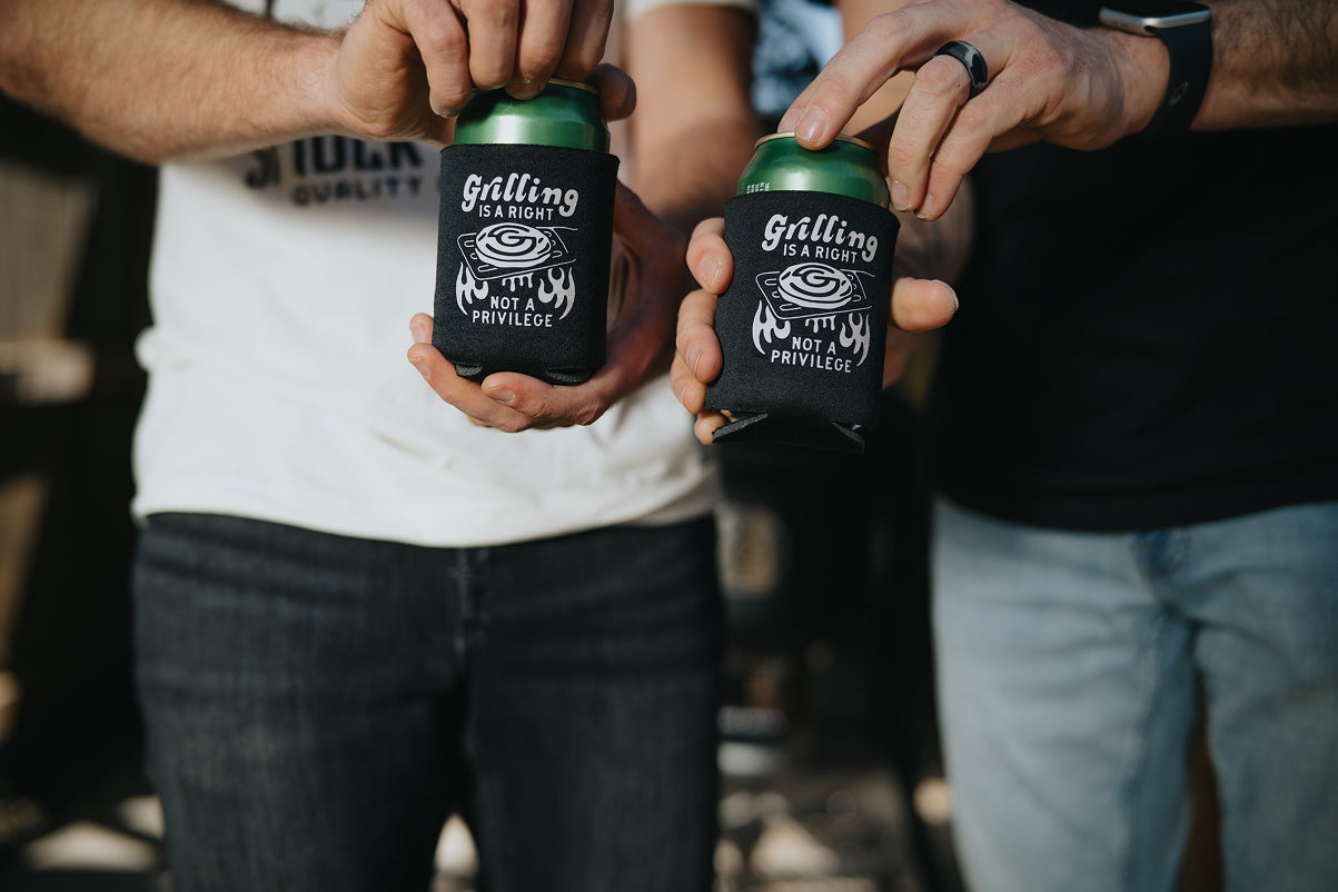 "Grilling is a Right" Koozie