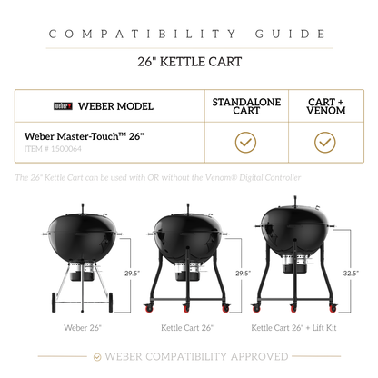 26" Weber® Kettle Cart
