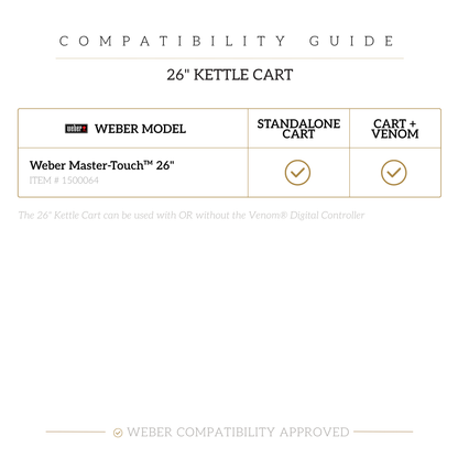 Venom® Digital Controller + 26" Kettle Cart Bundle