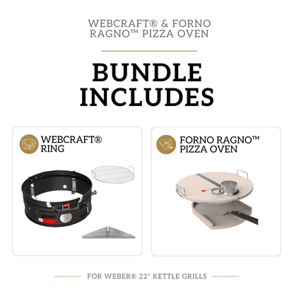 Webcraft® Pizza Oven Bundle for Weber® Kettles