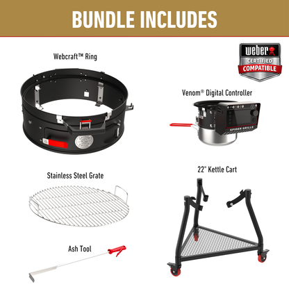 Webcraft™  Elite Series for 22" Weber® Kettles