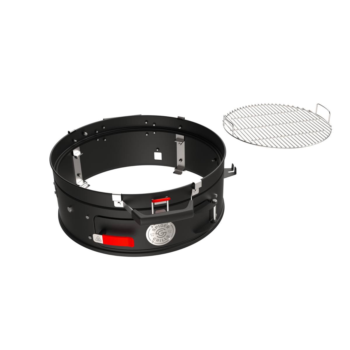 Webcraft ring and cooking grate on a white background.