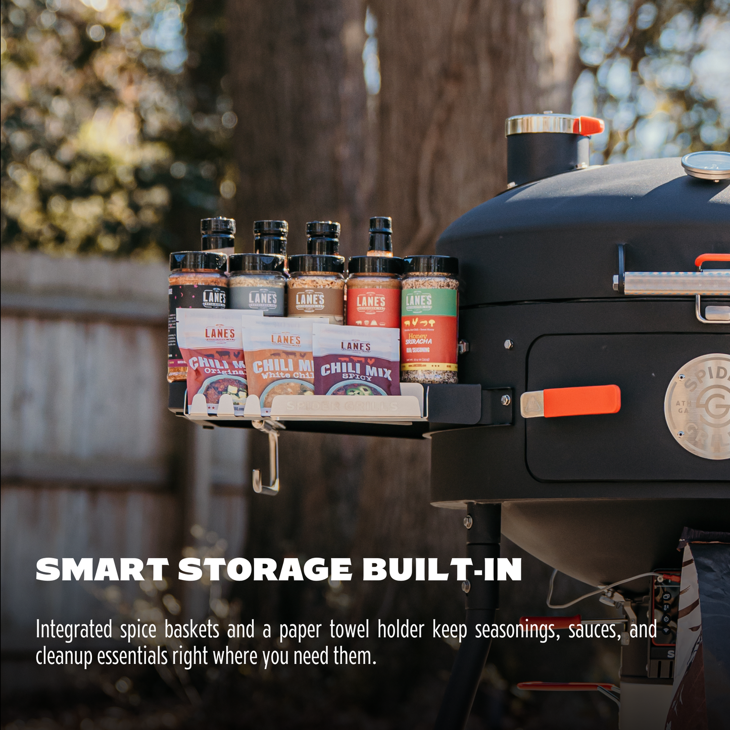 Huntsman™ Foldable Side Shelves