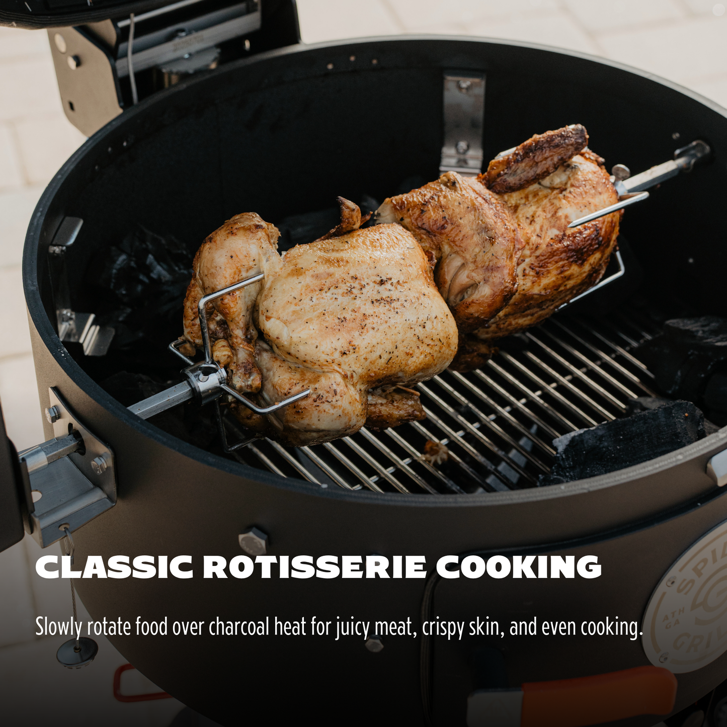 Giant Huntsman™ Web Spinner Rotisserie