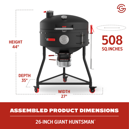 Assembled Dimensions of the Giant Huntsman